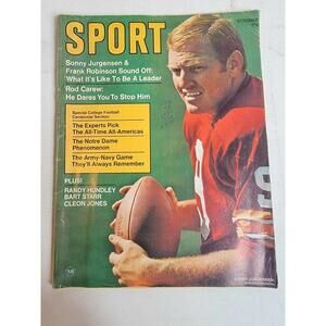 Vintage 1960s Sport Magazine VTG Sonny Jorgensen Bart Starr Frank Robinson 60s